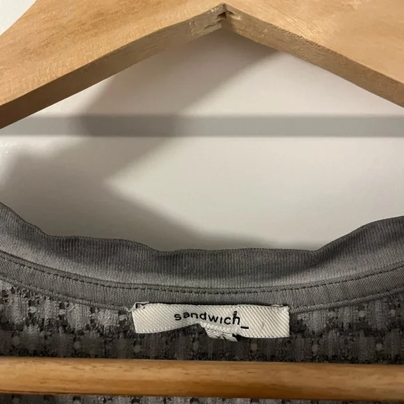 Springy Gray Wrap Dress - Picture 2 of 2